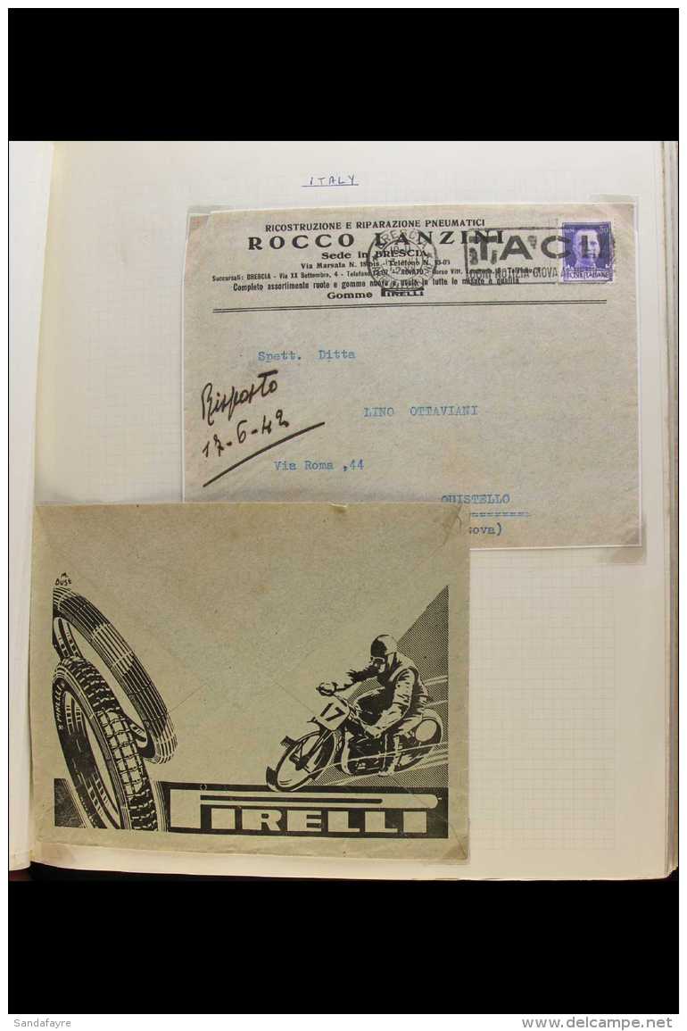 MOTORCYCLING COVERS &amp; CARDS COLLECTION 1919-2010. A Most Interesting Topical Collection With Postal Stationery... - Zonder Classificatie