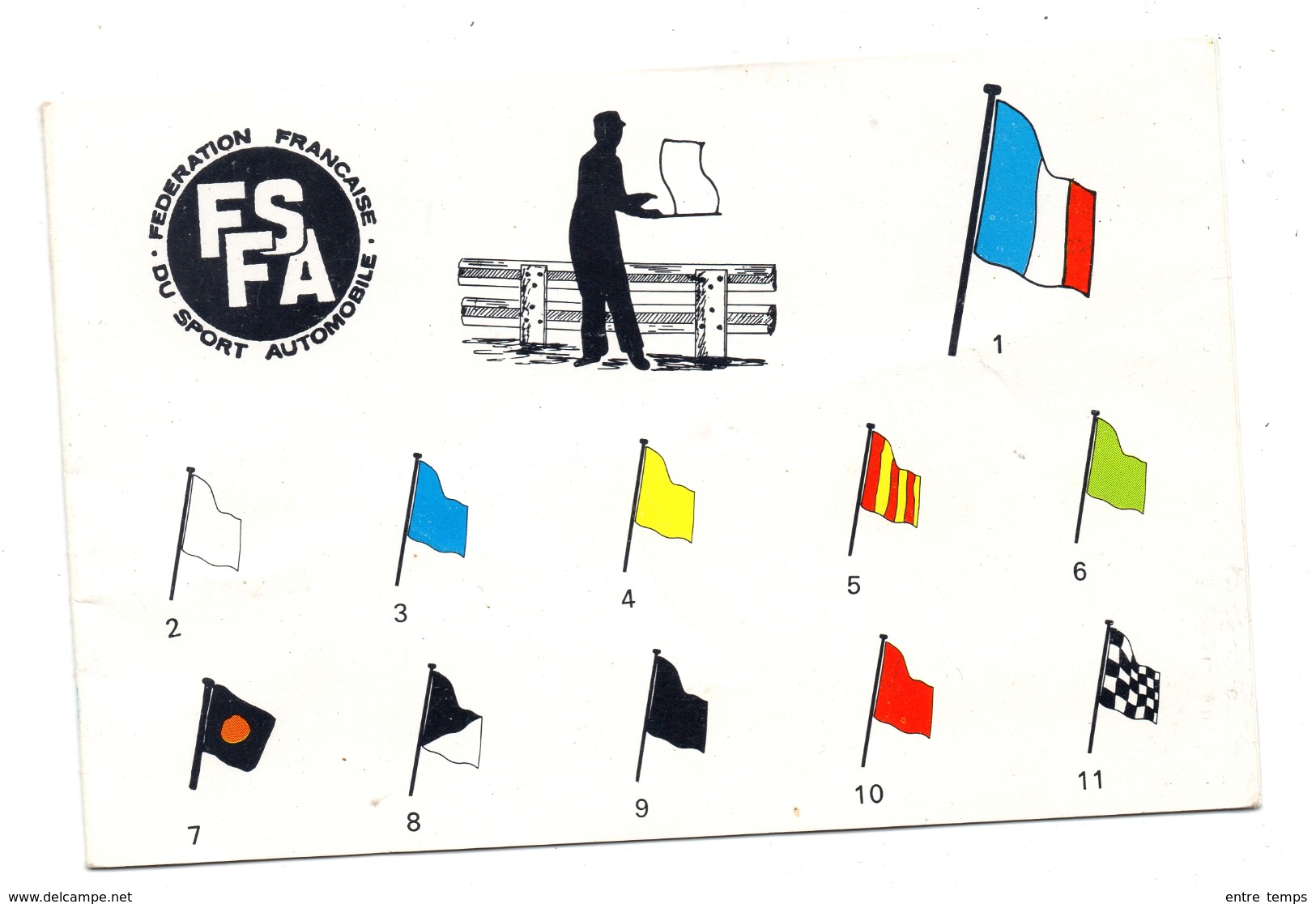 F.F.S.A  Règlement Sur Les Drapeaux De Circuit Automobile - Collections