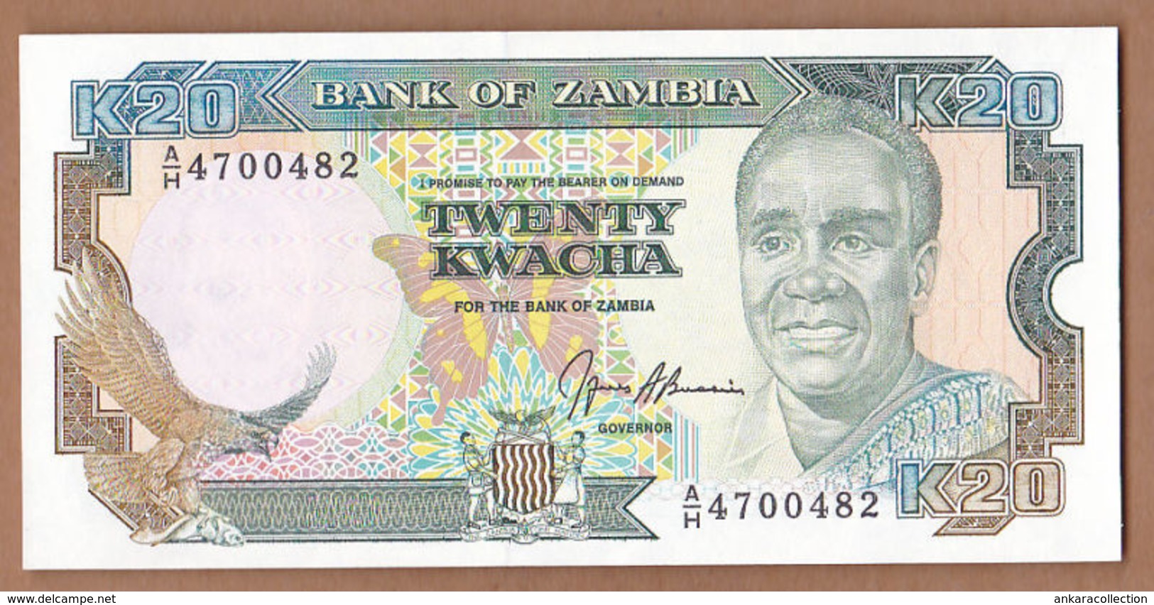 AC - ZAMBIA 20 KWACHA AH UNCIRCULATED - Zambia