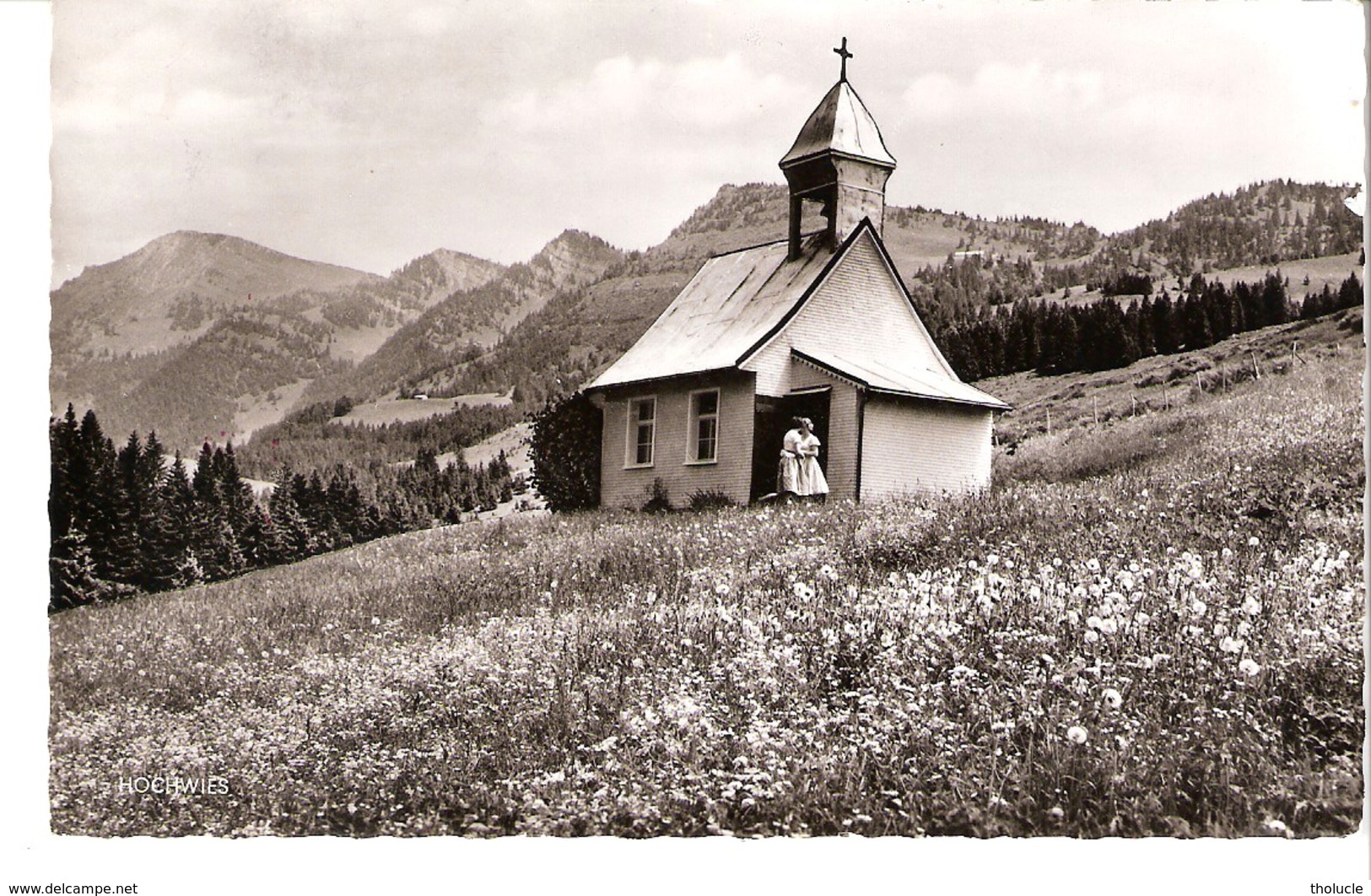 Allemagne-Hochwies (Steibis-Oberstaufen I.Allgäu-Bayern)-1965-Gebirgskapelle-Mit Hochgrat-Selekopf Und Einegunkopft - Oberstaufen