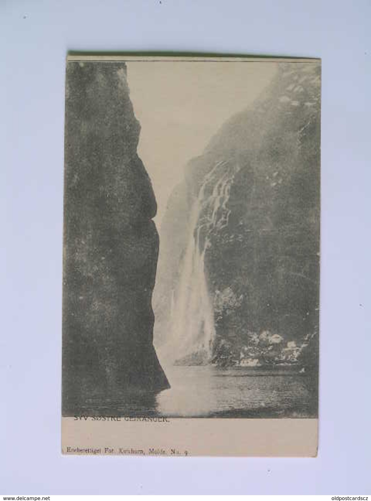 NORWAY 2 Syv Sostre Geiranger 1905 Foto Kirkhorn No 9 - Norvegia