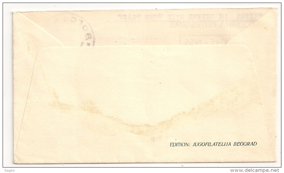 REGISTERED COVER Vogosca JUGOSLAVIJA To France. YOUGOSLAVIE. 1955. - Storia Postale