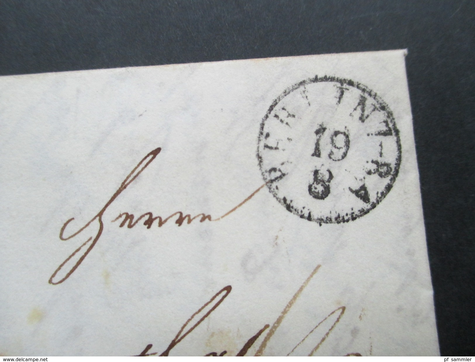 AD / Vorphila Preussen 1837 Berlin - Wien. Fingerhut Stempel 17mm Durchmesser. An Joh. Rosenthal - Lettres & Documents