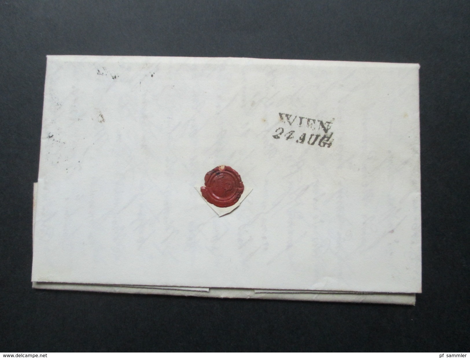 AD / Vorphila Preussen 1837 Berlin - Wien. Fingerhut Stempel 17mm Durchmesser. An Joh. Rosenthal - Lettres & Documents