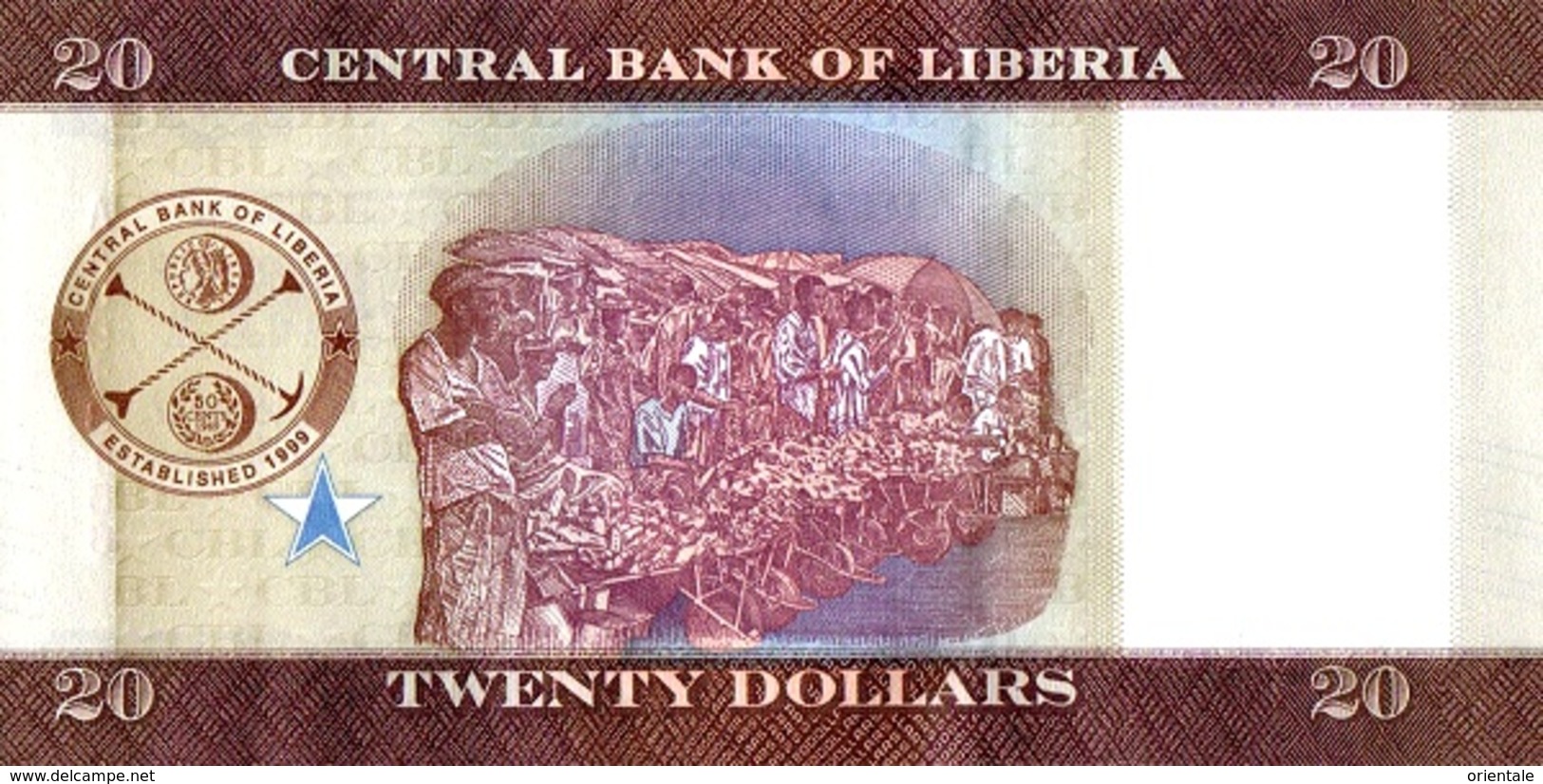 LIBERIA P. NEW  20 D 2016 UNC - Liberia