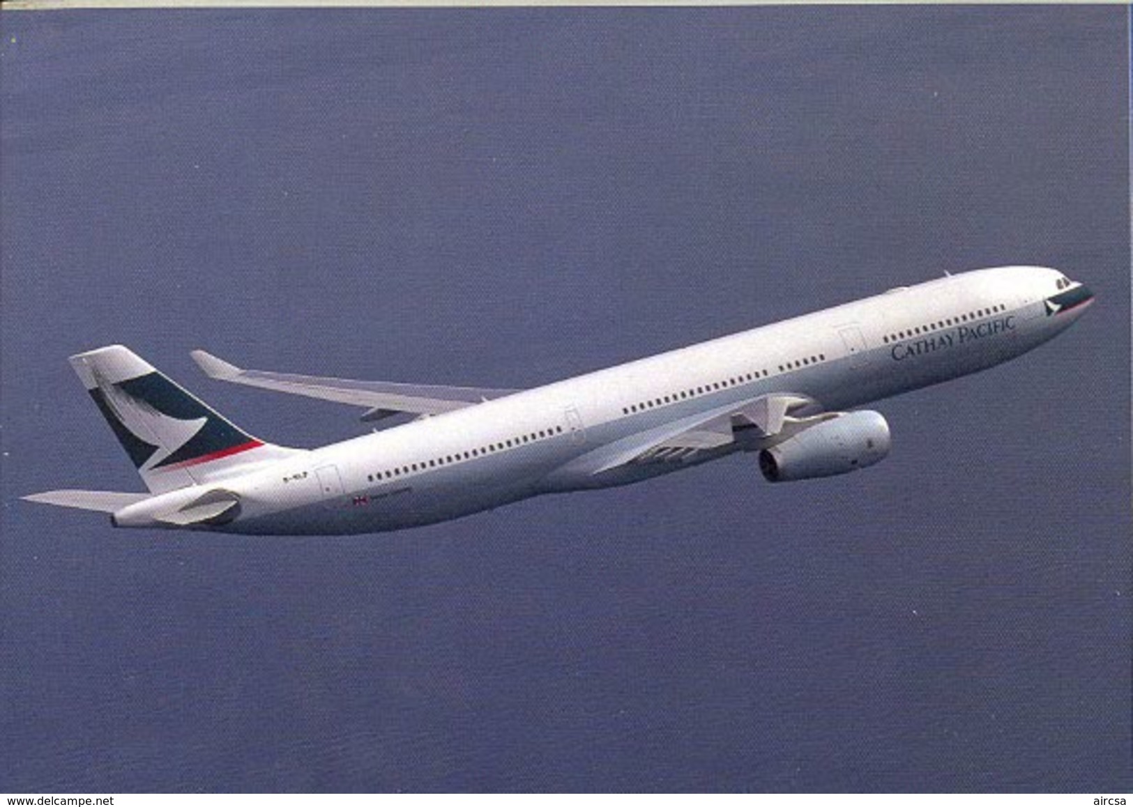 Aviation Postcard- CATHAY PACIFIC  Airbus 330  (SET-7) - 1946-....: Moderne