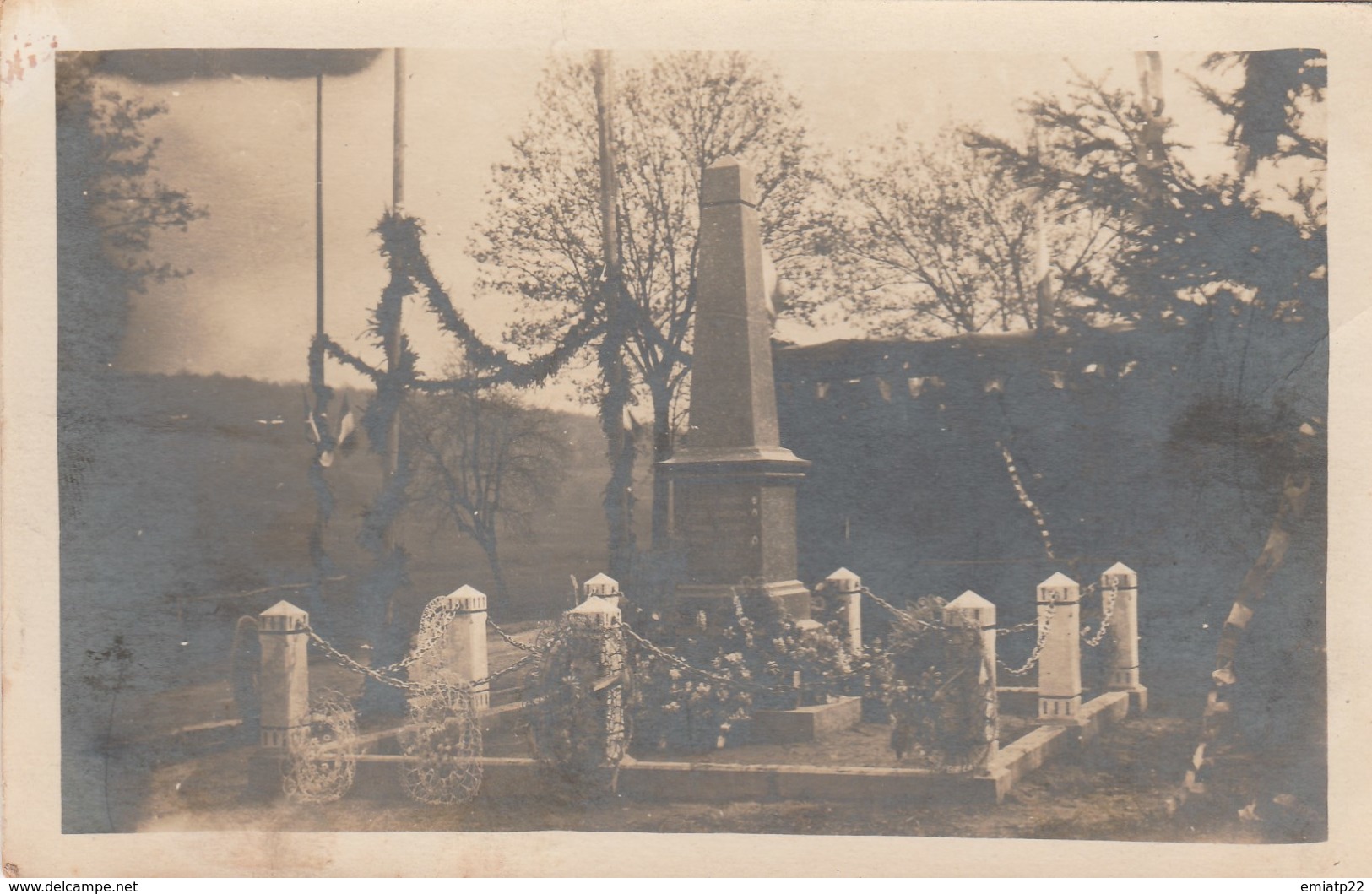 CHAMPEY  Monument Aux Morts, Carte Photo. - Autres & Non Classés