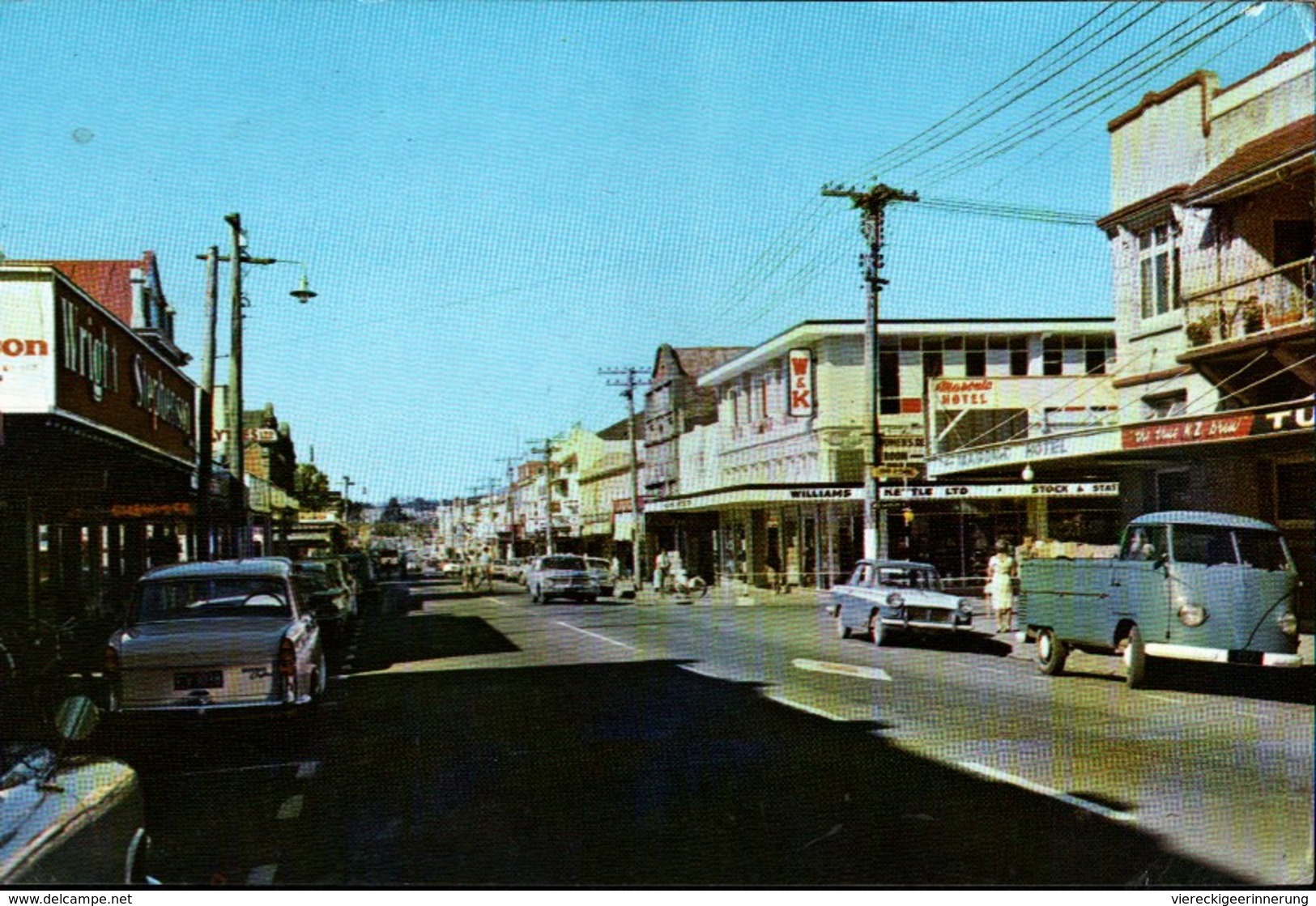 ! 1971 Ansichtskarte Aus Dannevirke, Hawkes Bay, Neuseeland, New Zealand, Autos, Cars, VW Bully - Neuseeland