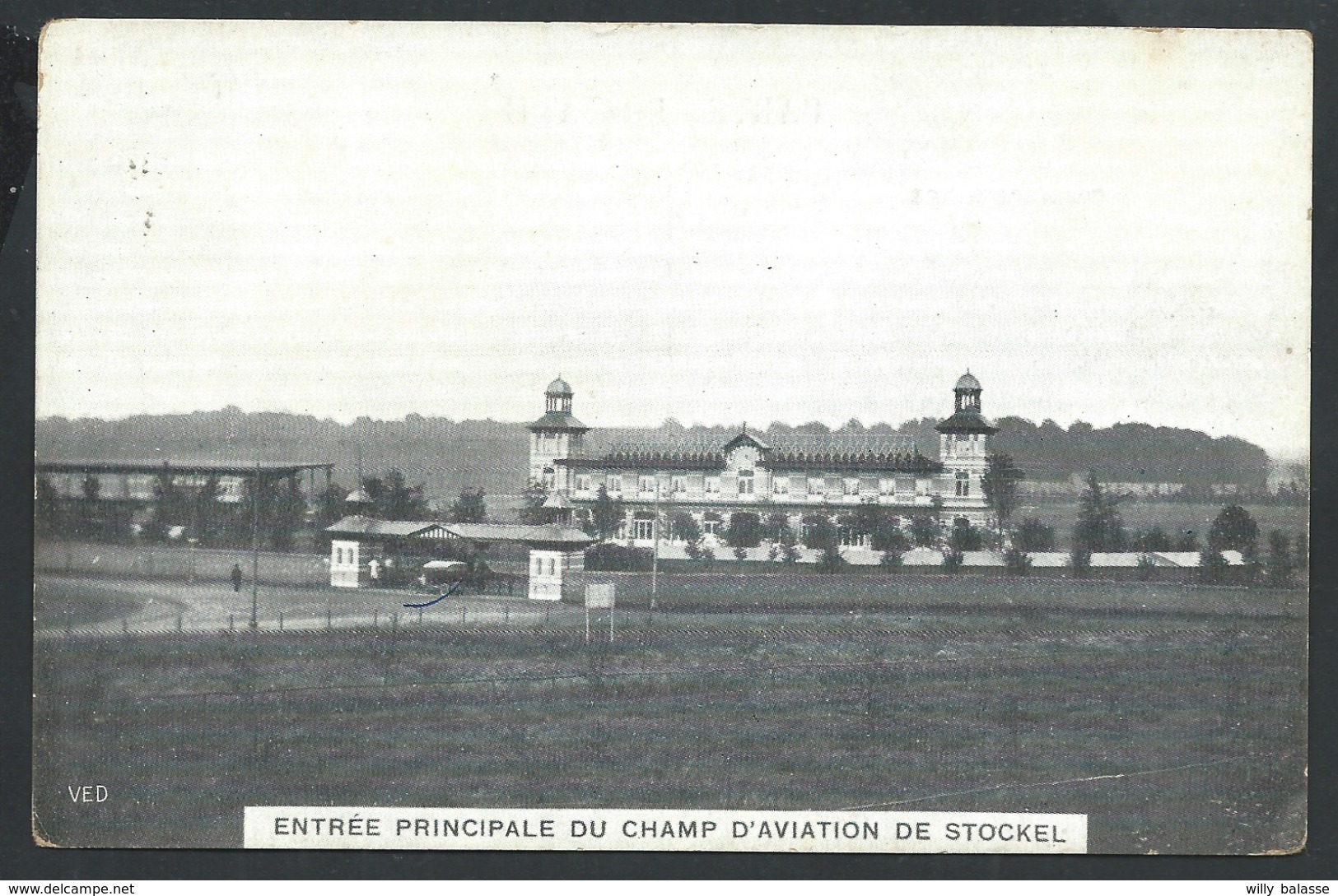 +++ CPA - Entrée Principale Du Champ D'Aviation De STOCKEL   // - Woluwe-St-Pierre - St-Pieters-Woluwe