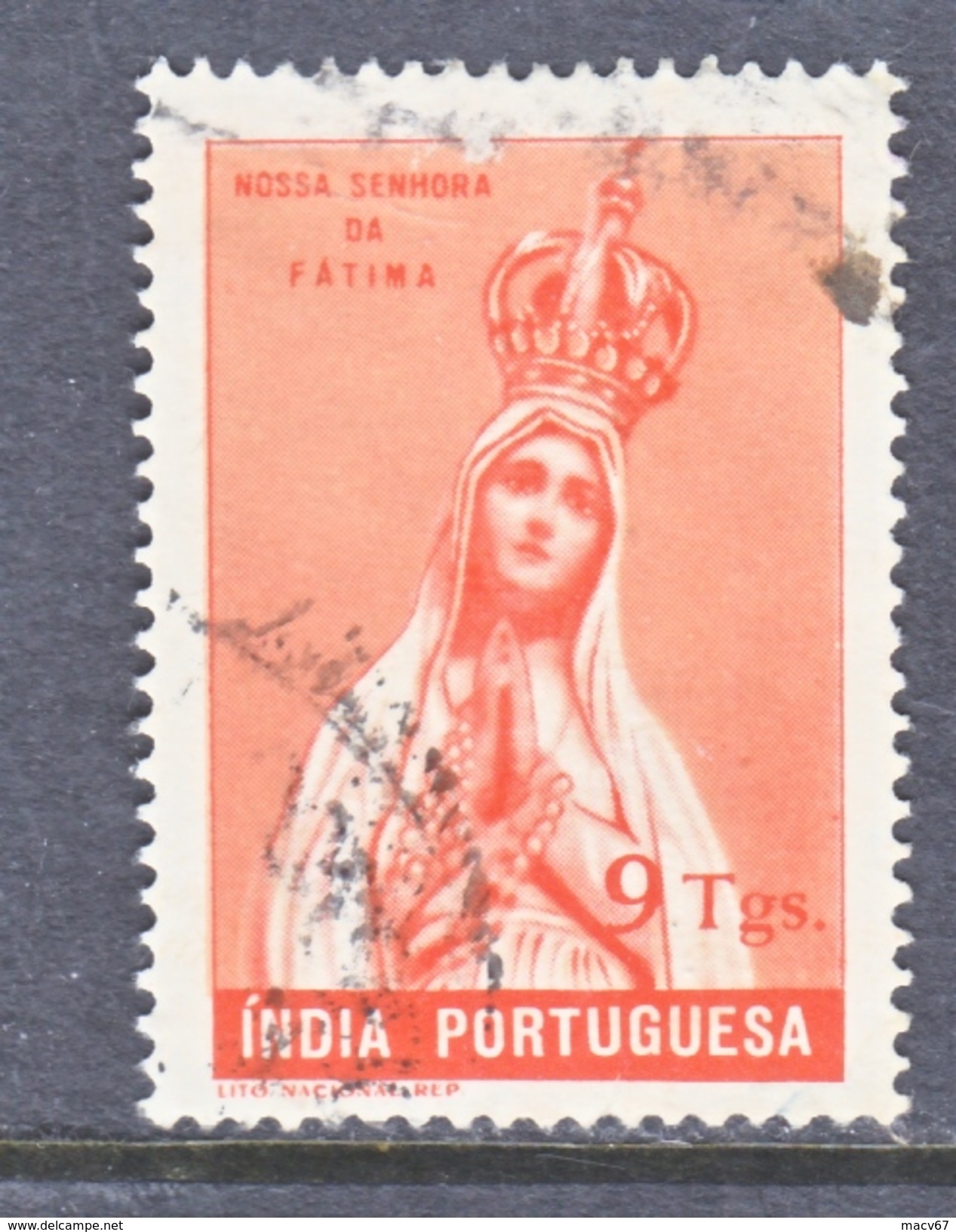 PORTUGUESE  INDIA  483   (o)  LADY OF FATIMA - Portuguese India