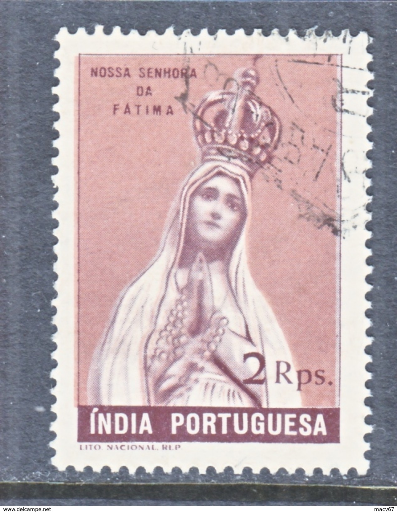 PORTUGUESE  INDIA  486   (o)  LADY OF FATIMA - Portuguese India