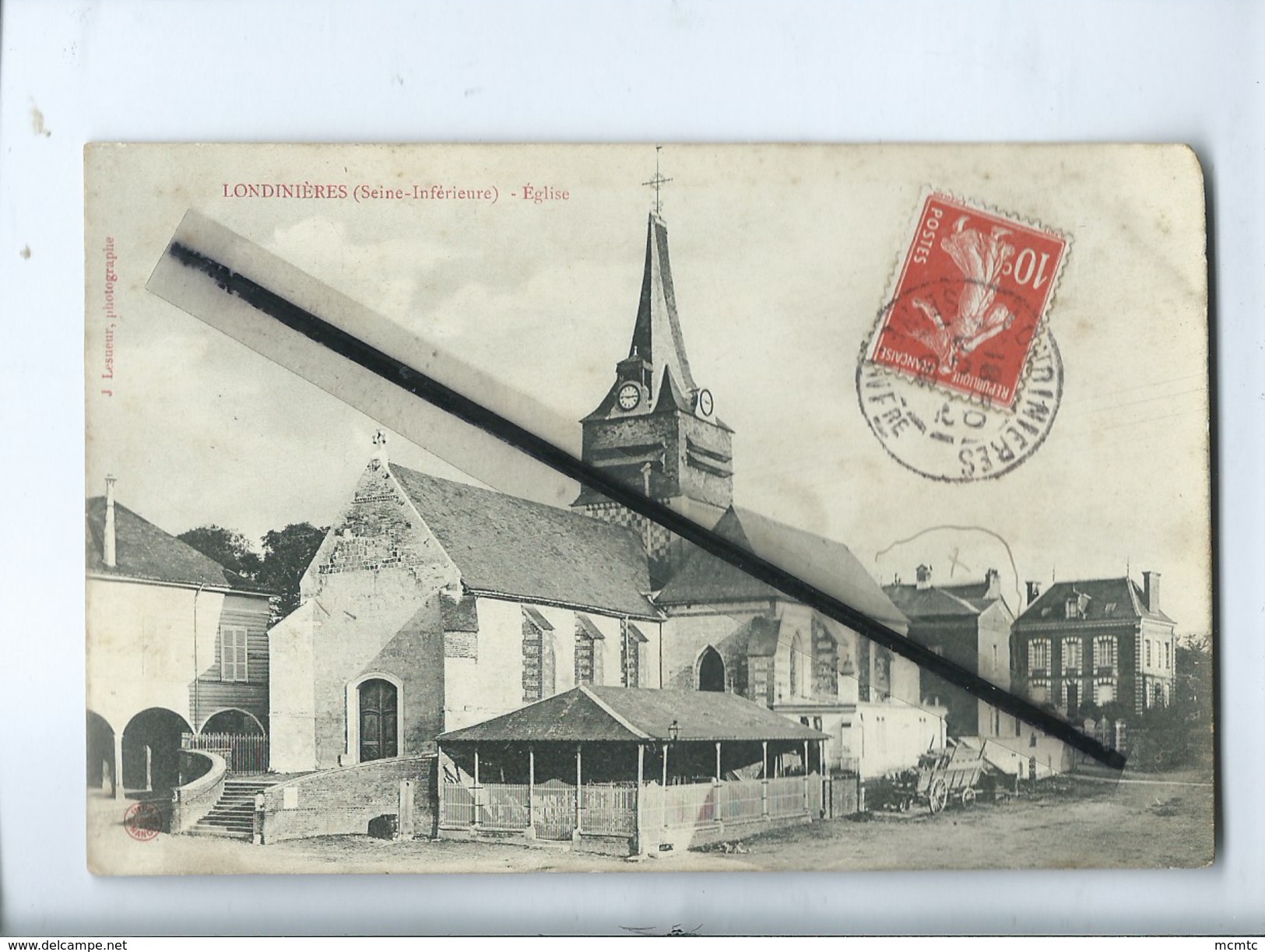 CPA - Londinières   -  (Seine-Inférieure) - Eglise - Londinières