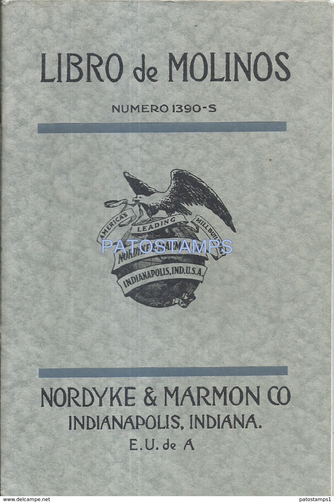 73458 ARGENTINA CENTENARIO 1910 LIBRO BOOKS DE MOLINOS MILLS US CATALOGO Nº 1390 - S PAG 72 NO POSTCARD - Sonstige & Ohne Zuordnung