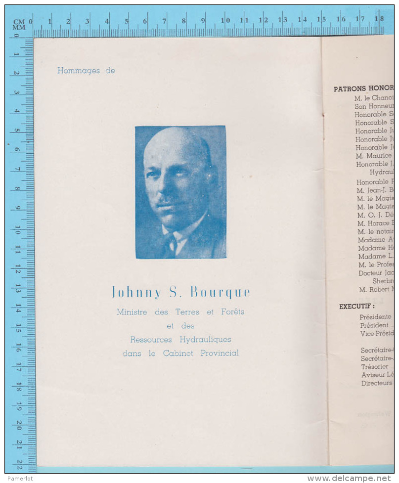 Sherbrooke Quebec - Arena De Sherbrooke Festival De La Jeunesse Mai 1949, 34 Pages - 5 Scans - Programs