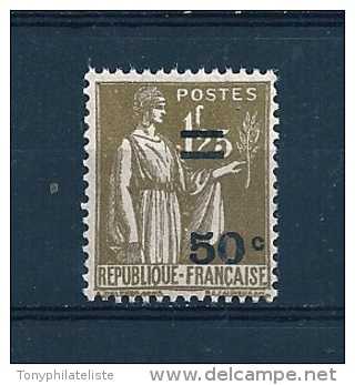 France Type Paix N° N°298   Neuf * Légère Charnière - 1932-39 Paix