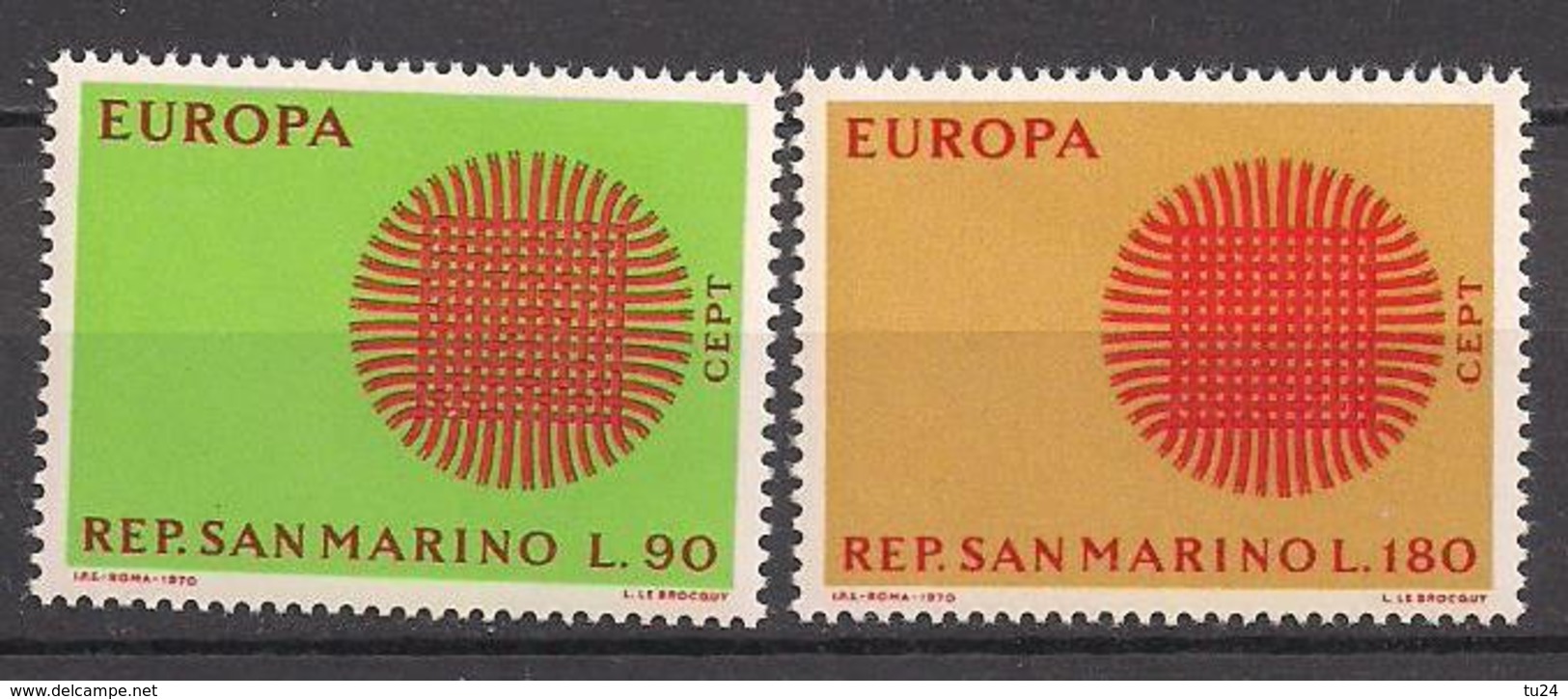 San Marino  (1970)  Mi.Nr.  955 + 956  ** / Mnh  (16fg02)  EUROPA - Ungebraucht