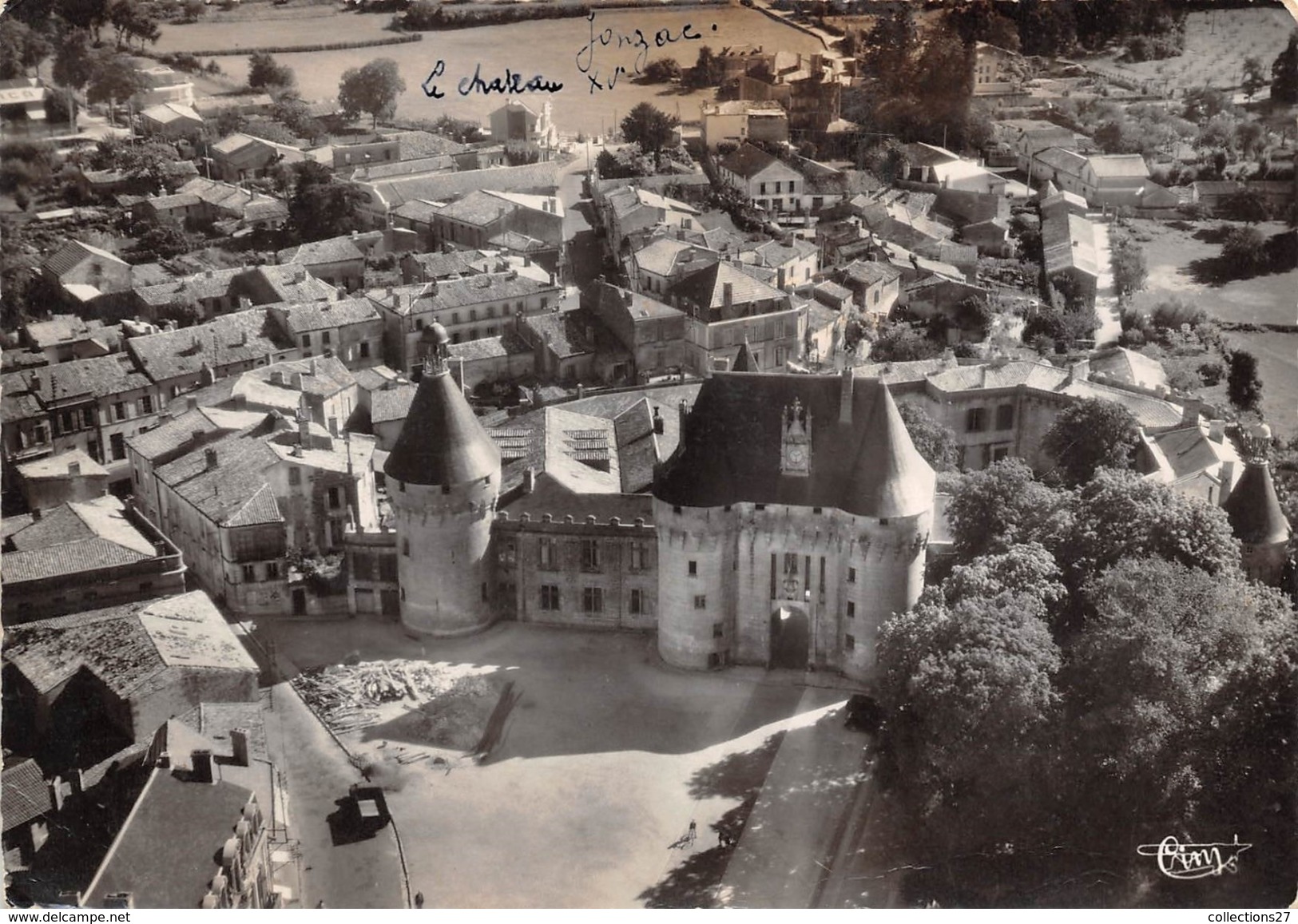 17-JONZAC- VUE AERIENNE - Jonzac