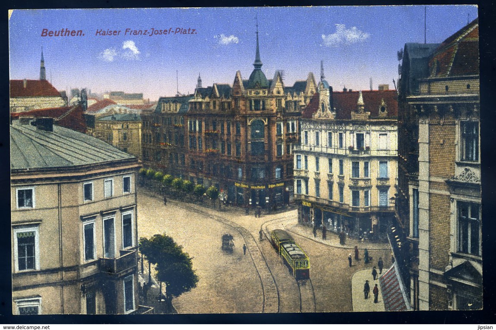 Cpa De Pologne Beuthen Kaiser Franz Josef Platz  NCL87 - Poland