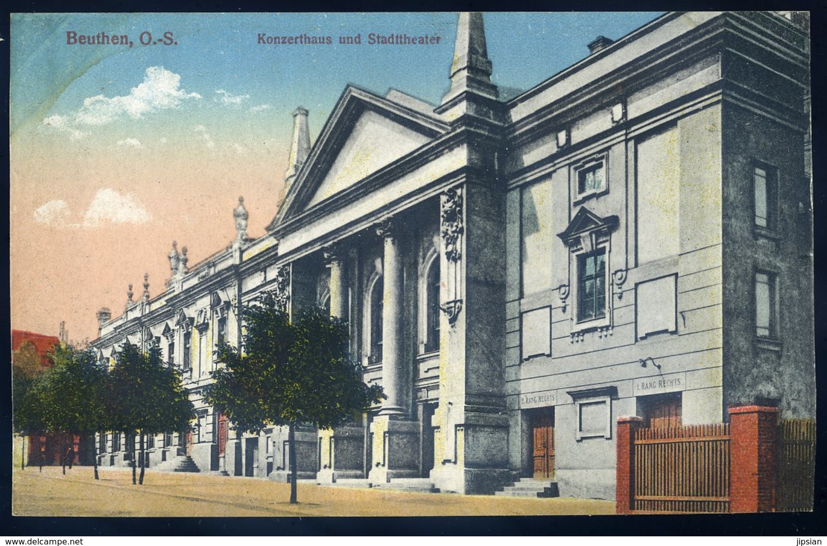 Cpa De Pologne Beuthen O.-S. Konserthaus Und  Stadttheater  NCL87 - Poland