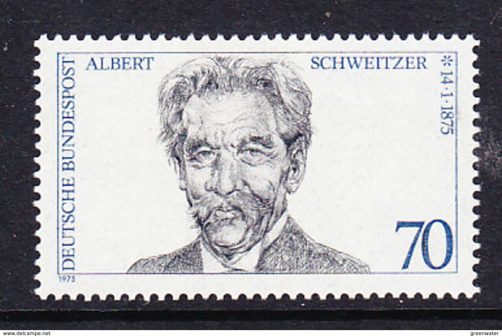Germany 1975 Albert Schweitzer 1v ** Mnh (36019H) - Ongebruikt