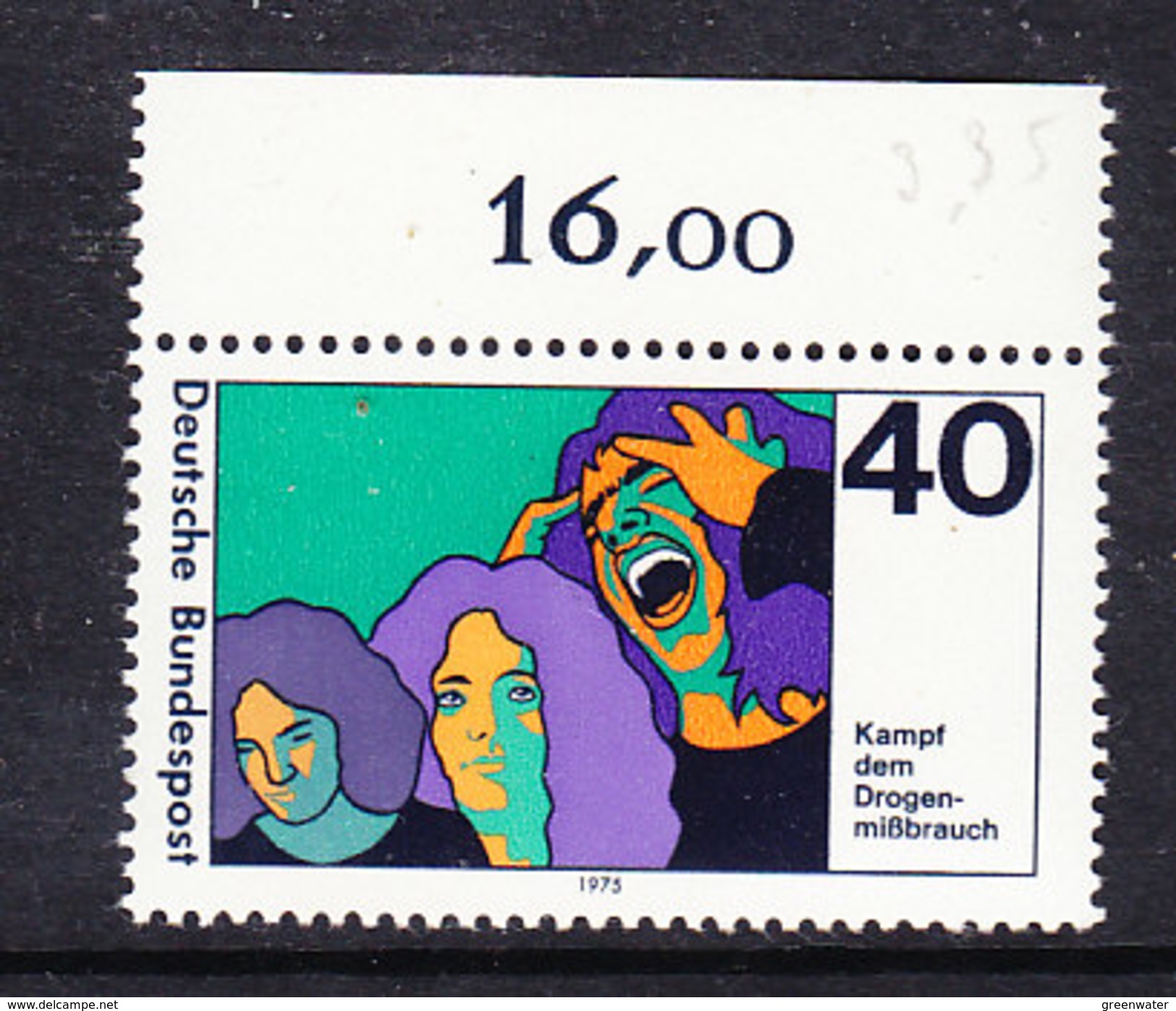 Germany 1975 Kampf Gegen Drogen 1v ** Mnh (36019I) - Ongebruikt