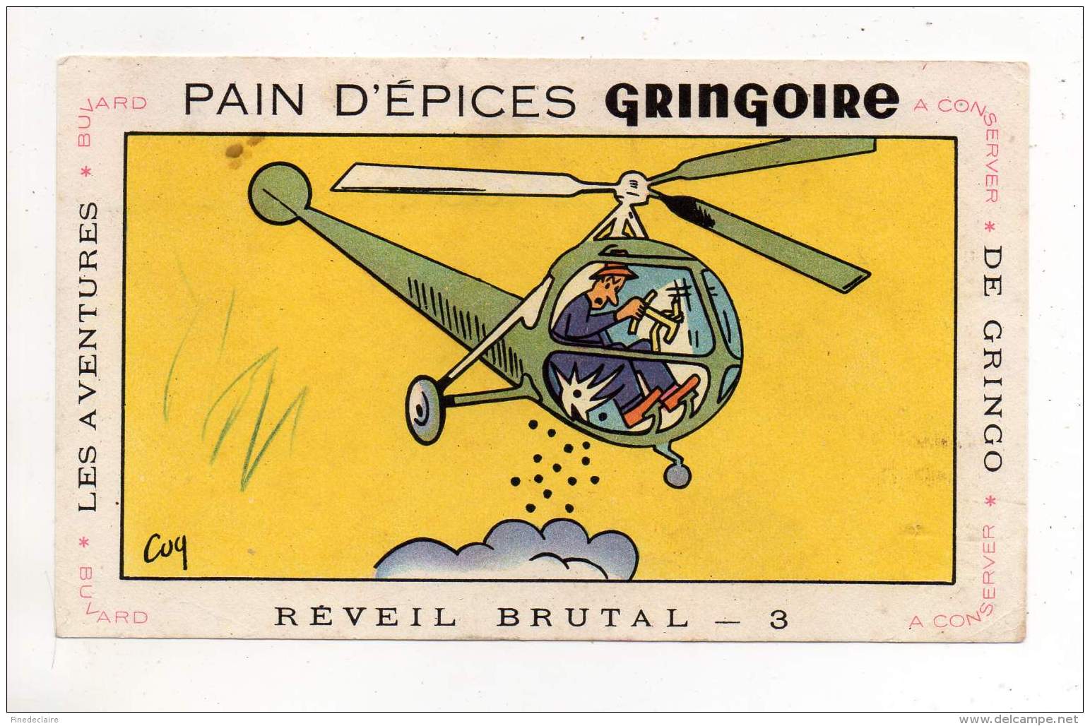 Buvard - Pain D'épices Gringoire - Réveil Brutal N°3 - Pain D'épices