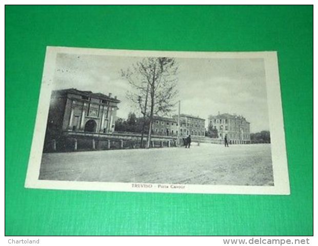 Cartolina Treviso - Porta Cavour 1928 - Treviso