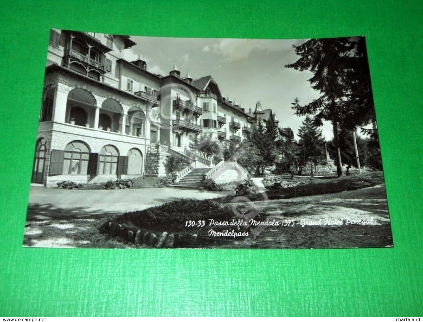 Cartolina Passo Della Mendola - Grand Hotel Penegal 1950 Ca. - Trento