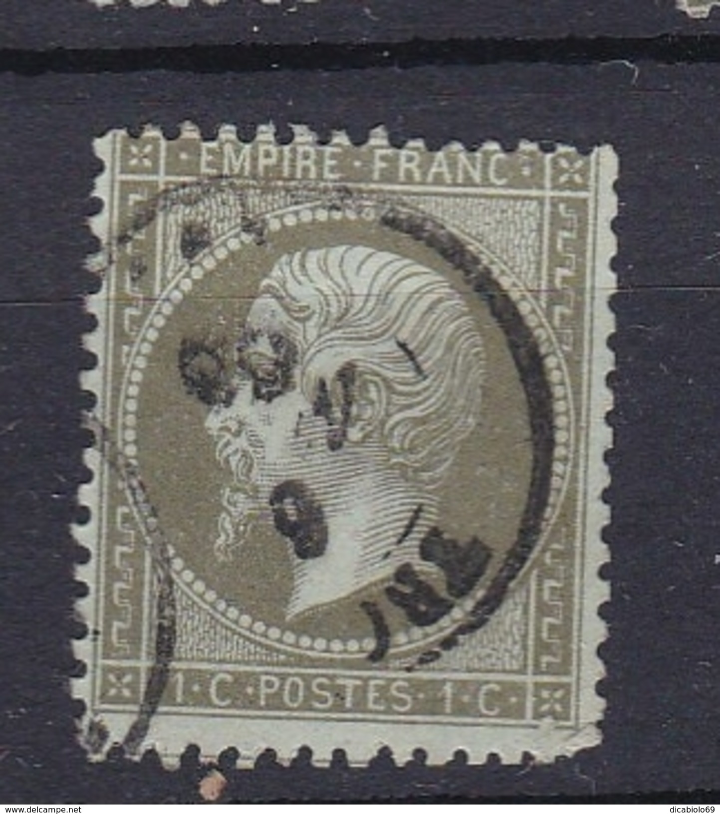 France 1862 - N°19(o) - - 1862 Napoléon III.