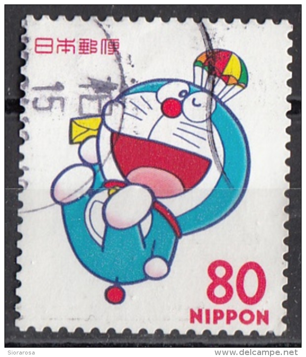 Giappone 1997 Sc. 2564 Cartoons Fumetti  Doraemon Used Japan Nippon - Bandes Dessinées