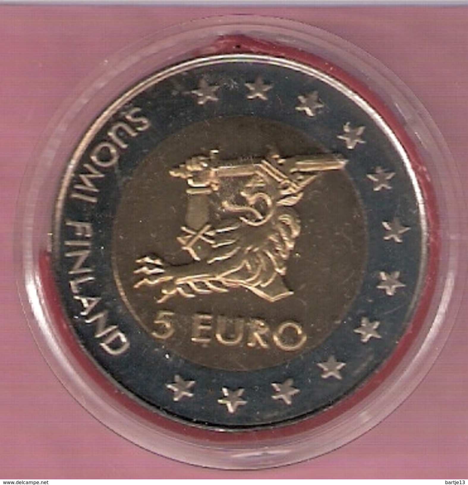 FINLAND 5 EURO 1996 BIMETAAL OLAVINLINNA - Autres & Non Classés