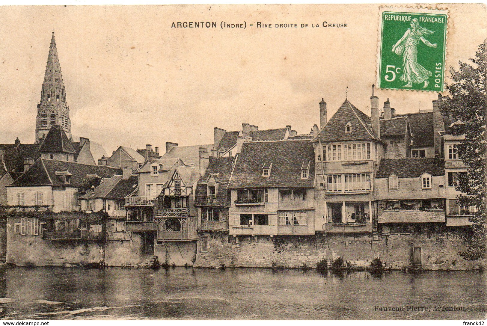 36. Argenton. Rive Droite De La Creuse - Autres & Non Classés