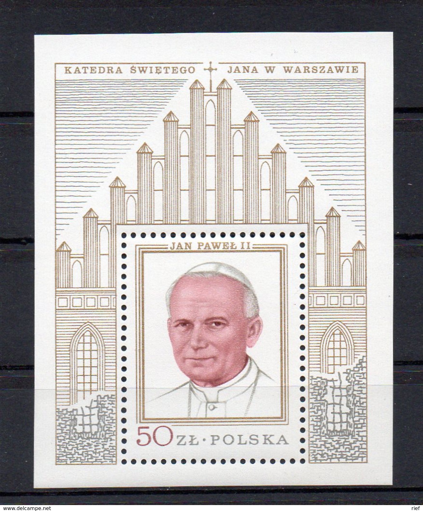 Polen, 1979, Papst Joh. Paul II., Michel Block 75, Postfrisch/**/MNH - Ungebraucht