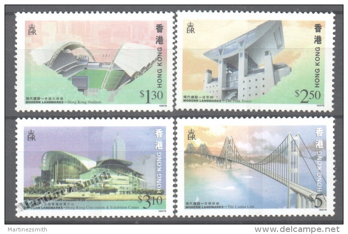 Hong Kong 1997 Yvert 834-37, Modern Constructions - MNH - Neufs