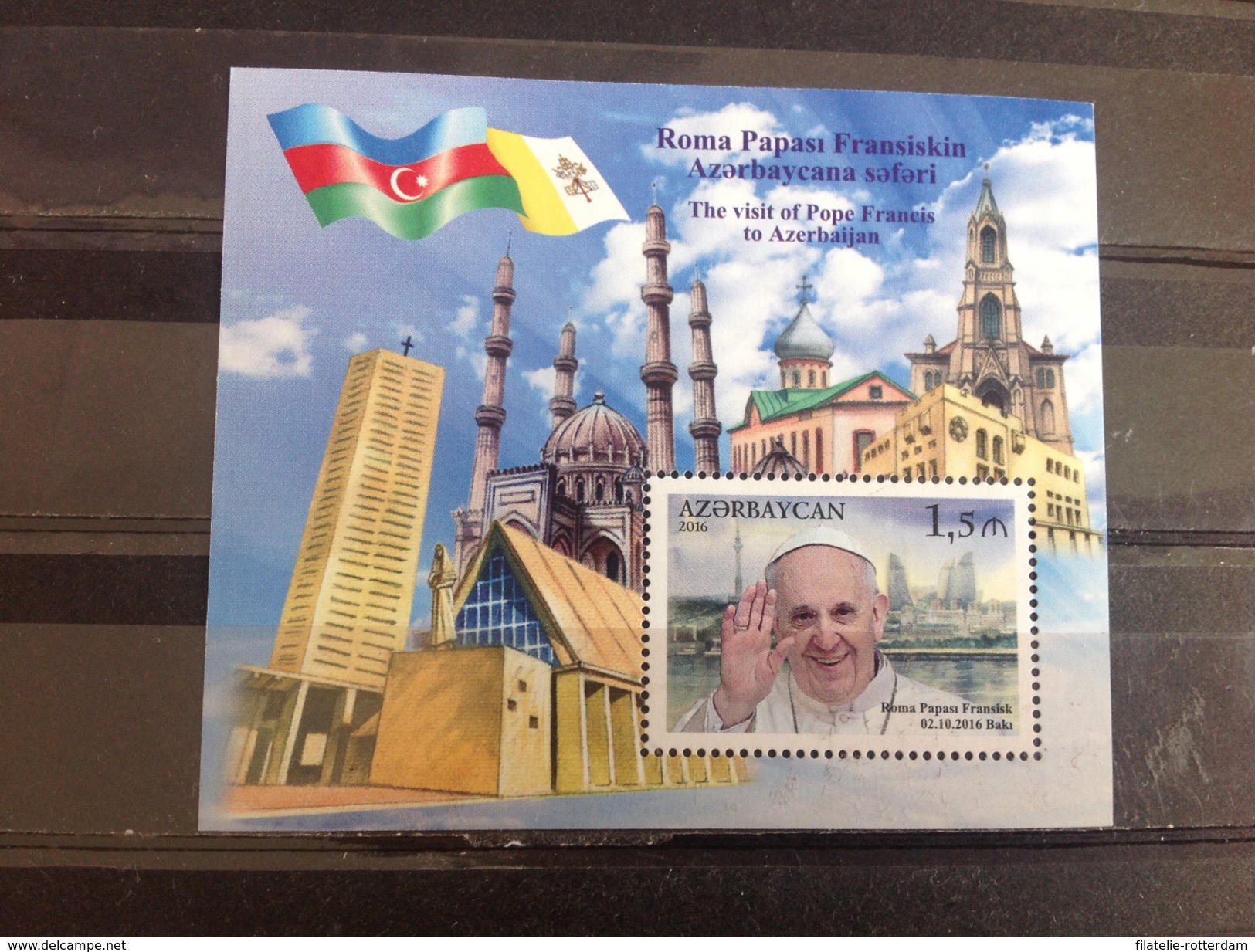 Azerbeidzjan / Azerbaijan - Postfris / MNH - Bezoek Paus Franciscus 2016 - Azerbeidzjan