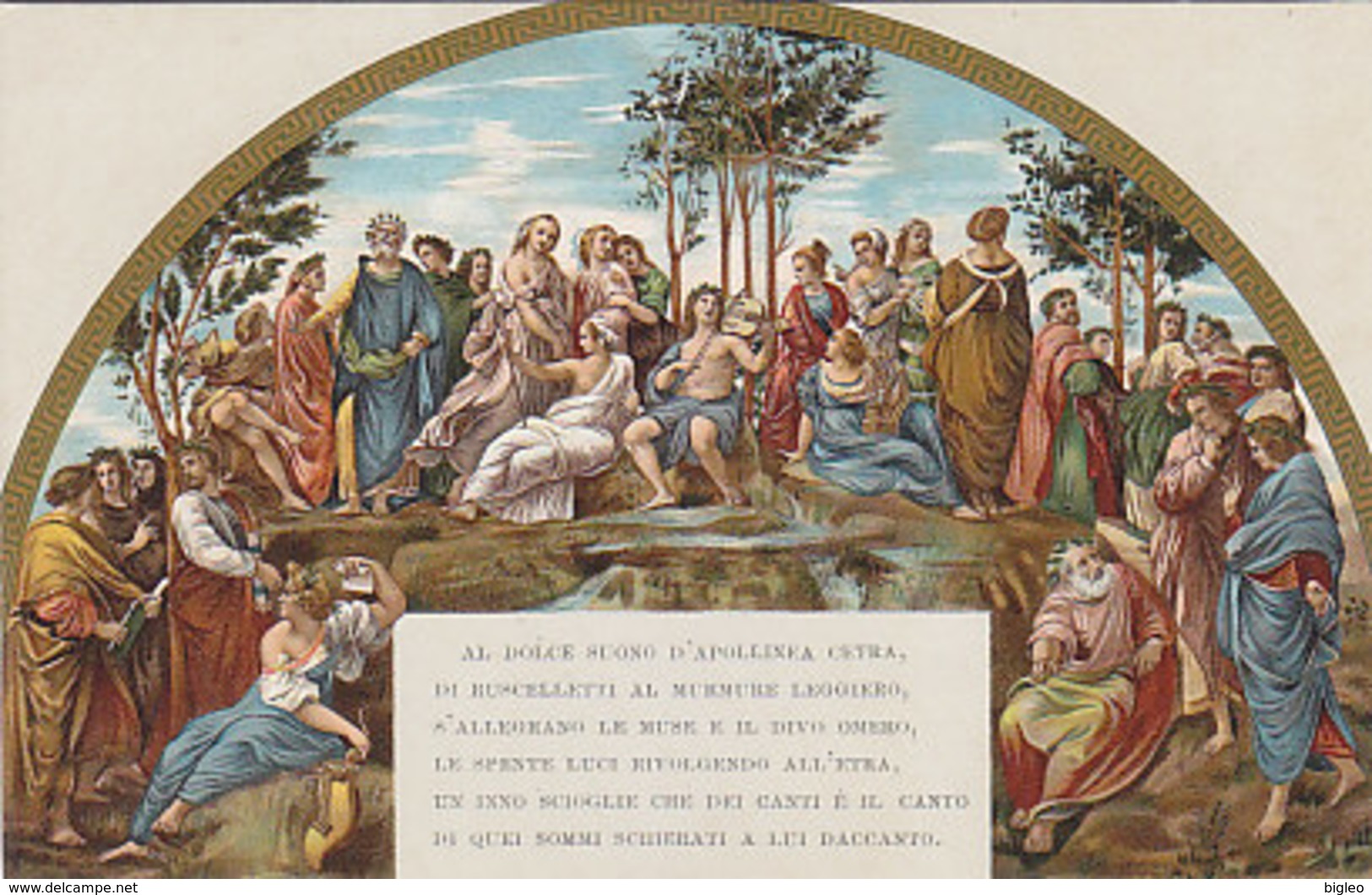 Raffaello - Celebri Affreschi  - 6 Cartoline In Copertina - Ed.Sborgi     (A-42-150707) - Vaticano