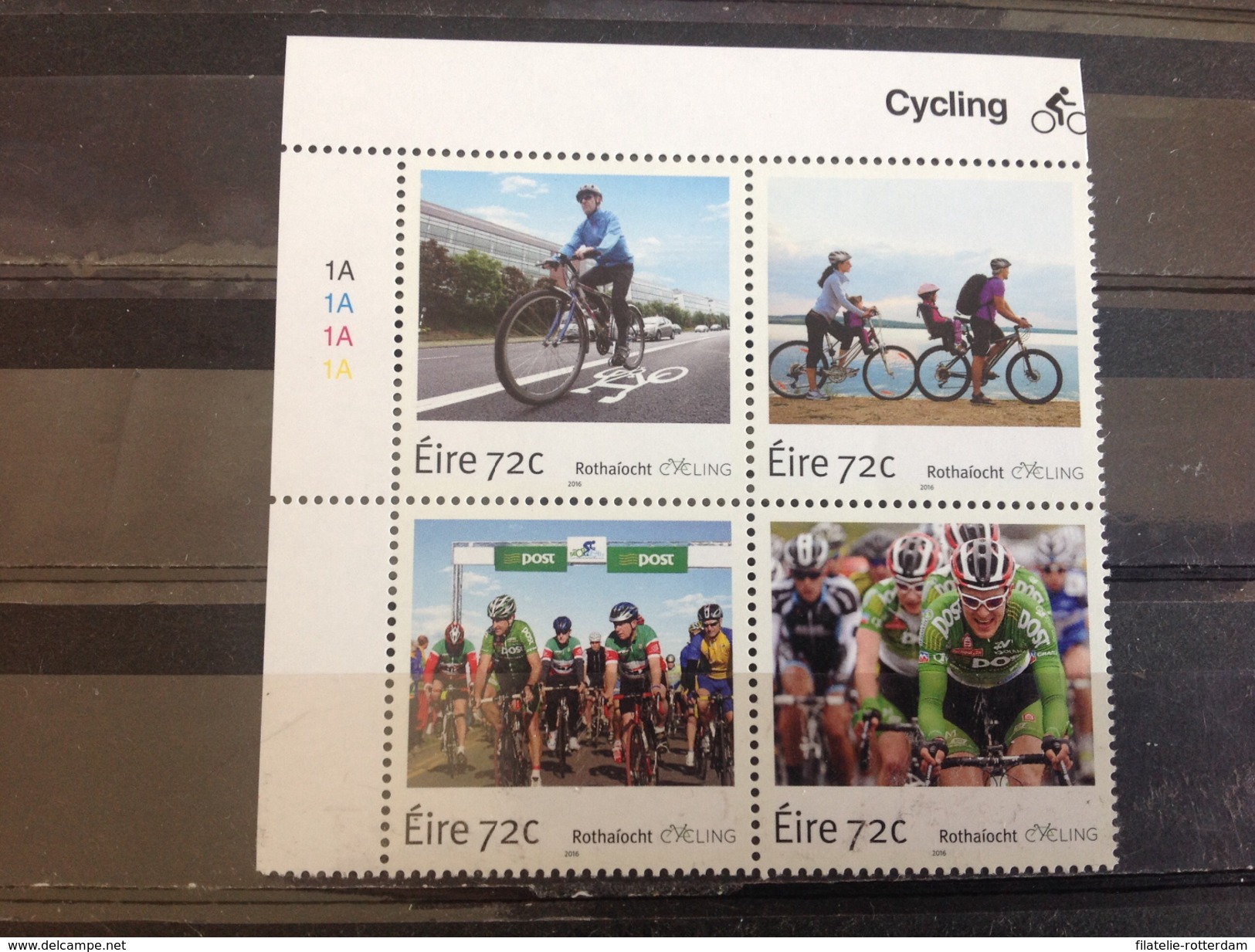 Ierland / Ireland - Postfris / MNH - Complete Set Fietsen In Ierland 2016 - Neufs