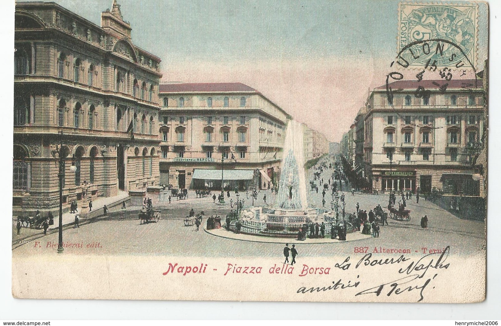 Italie Italia Italy - Campania Napoli Piazza Della Borsa - Napoli (Naples)