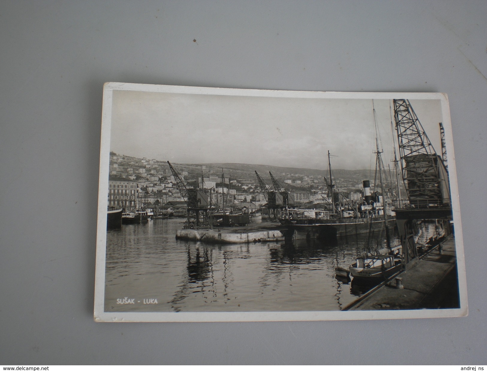 Susak Luka Port  1933 - Croazia