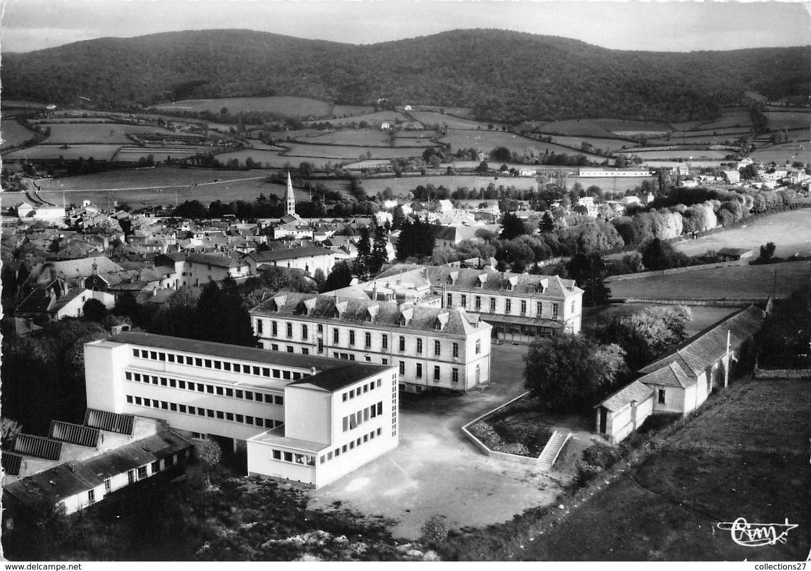 71-CLUNY- VUE AERIENNE , COLLEGE TECHNIQUE - Cluny