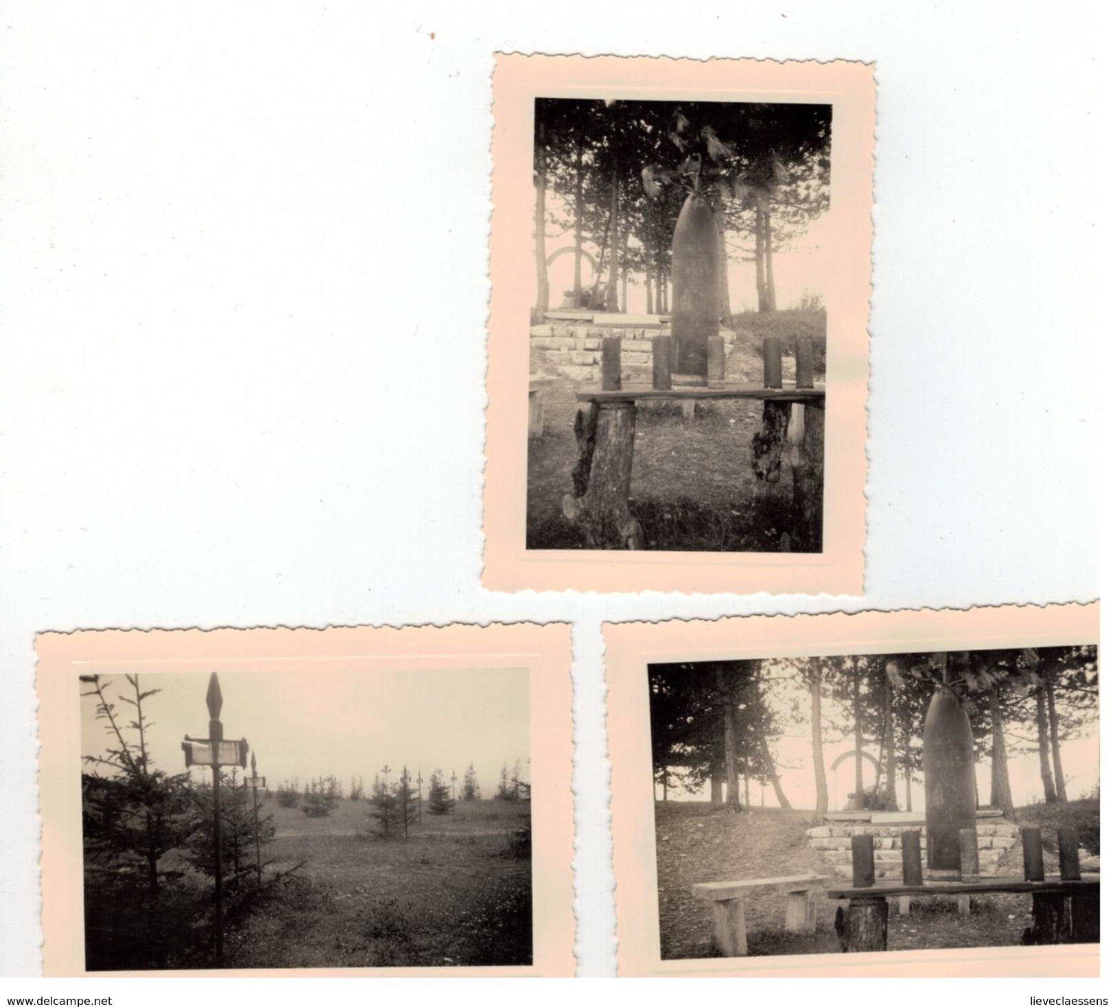 Cimetière Italien De Champigny: 3 Photos 10x7cm 1935 - Champigny