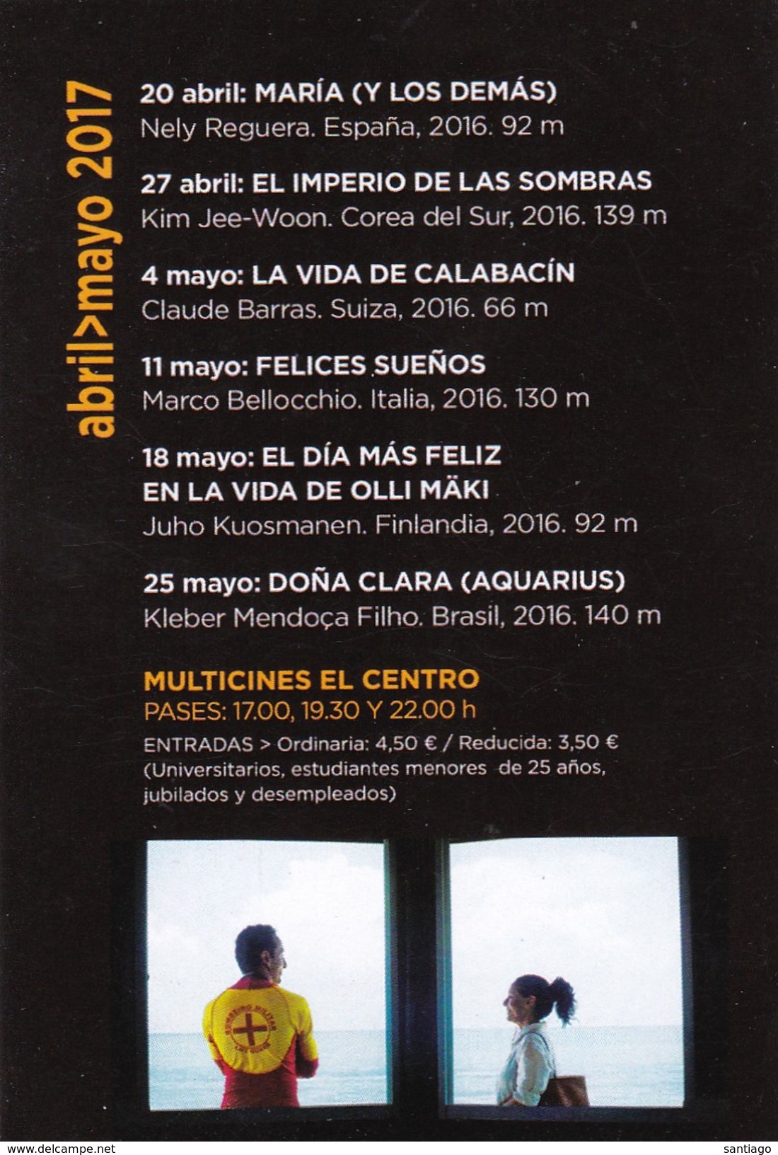 Spanje / España / Spain : Andalucia - Cadiz => CAMPUS CINEMA ( Fuera De Alcances ) - Programas