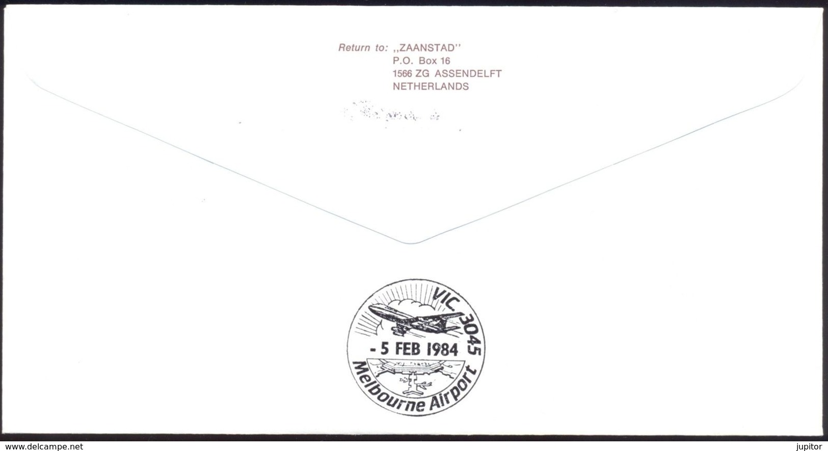 1984 Commemorative 50 Years Nederland To Melbourne Australia MacRobertson Race - Postal History