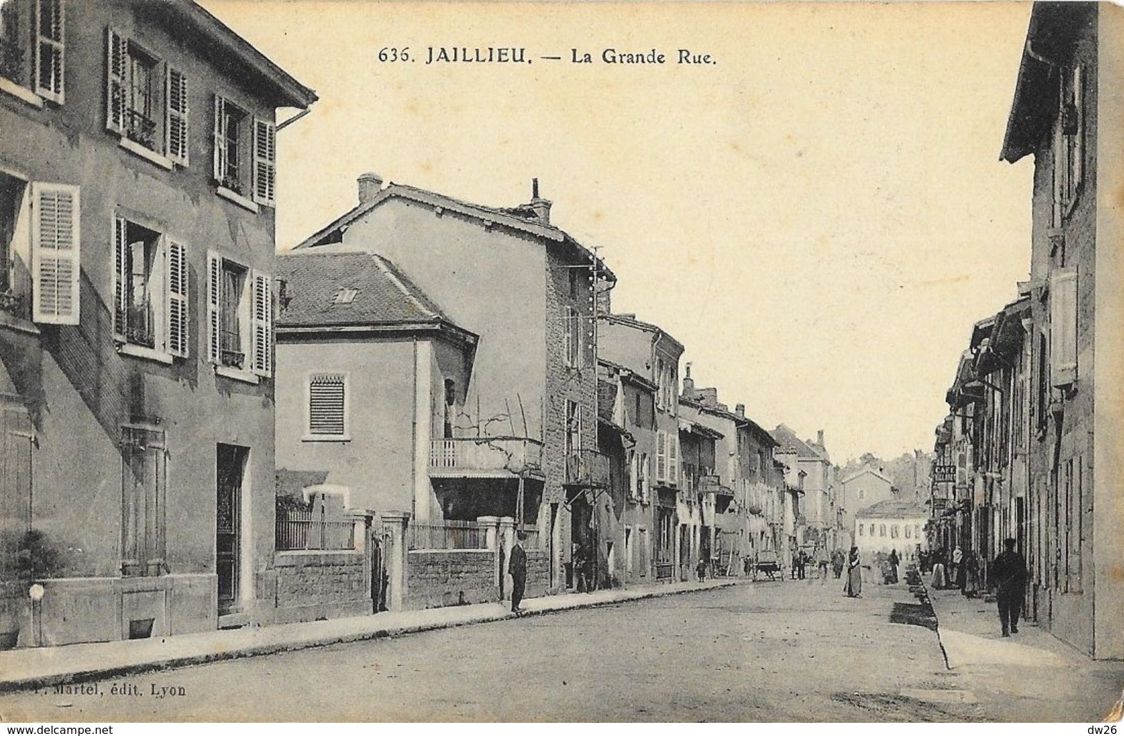 Jaillieu (Jallieu, Isère) - La Grande Rue - Edition F. Martel - Jallieu