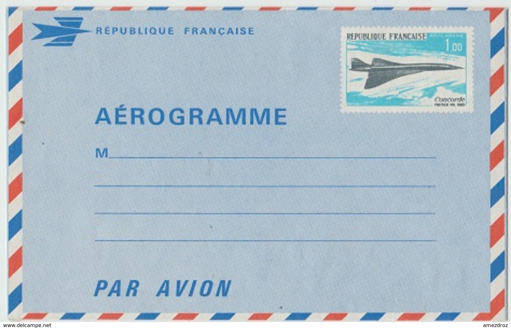 France 1969 Aérogramme N° 1001 AER - Aerograms