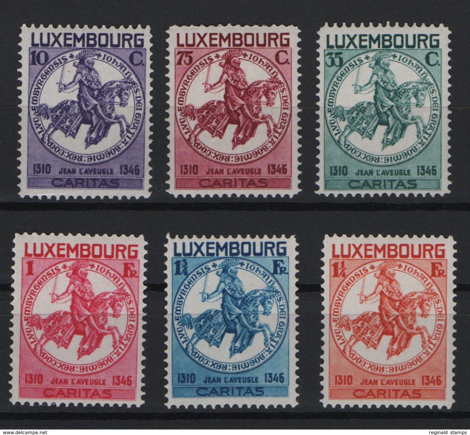 Luxemburg 1934 Caritas, MNH ** Mi 259/264 (Ref: 1412) - Unused Stamps