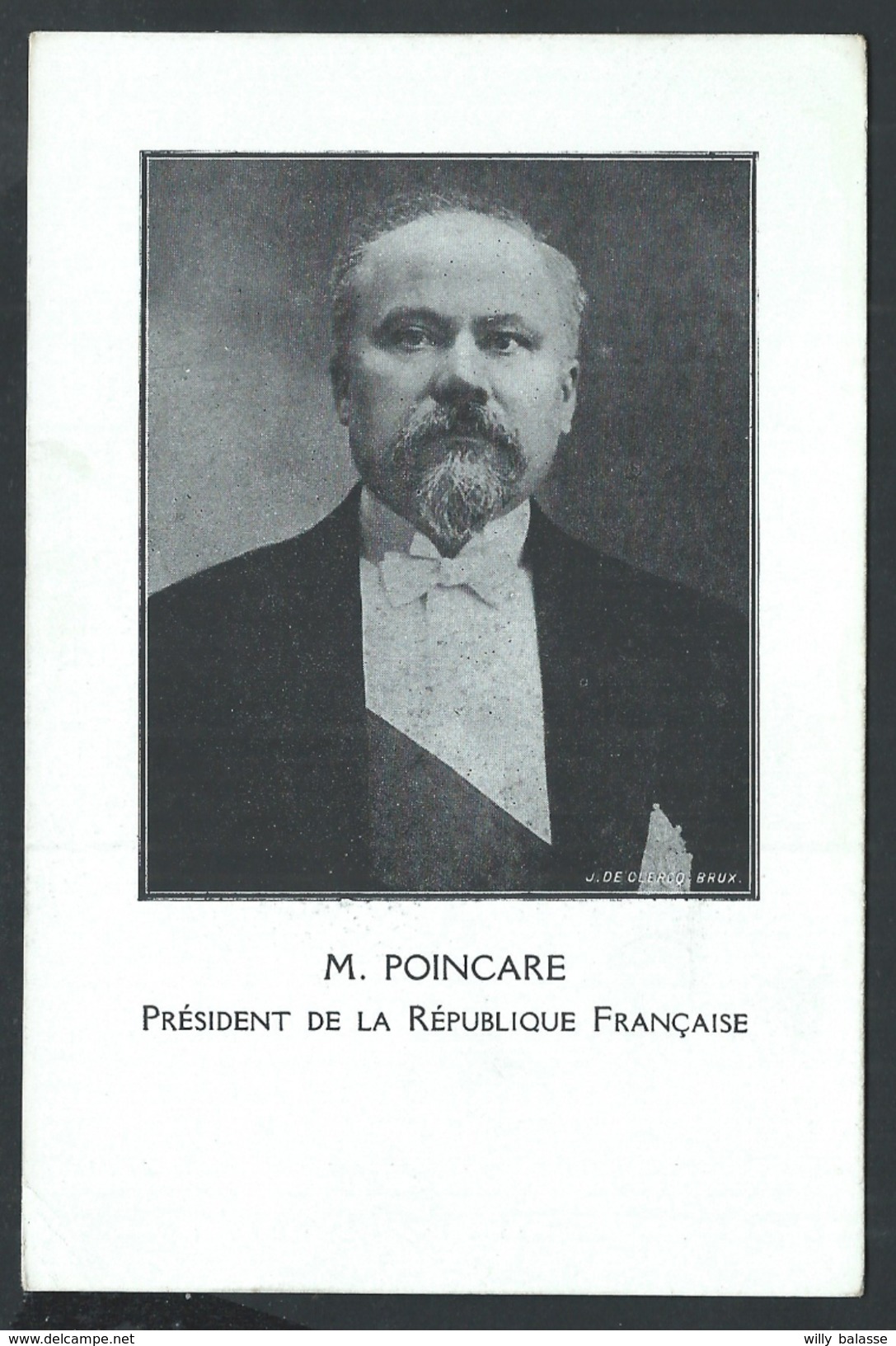 +++ CPA - M.POINCARE - Président De La République Française    // - Personnages