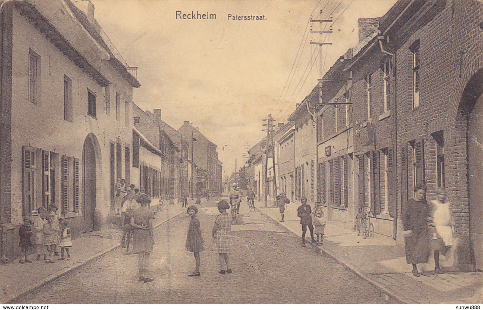 Reckheim - Patersstraat (top Animatie, Uitg. W. Bögemann, Fotograaf...) - Lanaken