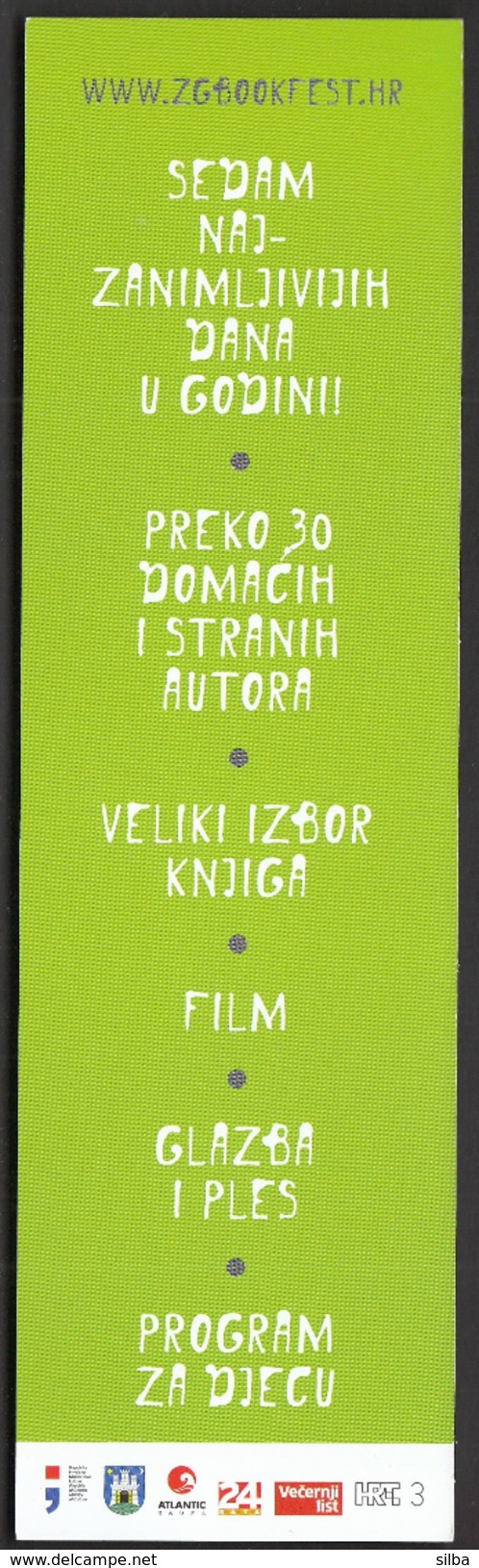 Croatia 2017 / Bookmarks / Bookmarker / Zagreb BOOK Festival - Marque-Pages