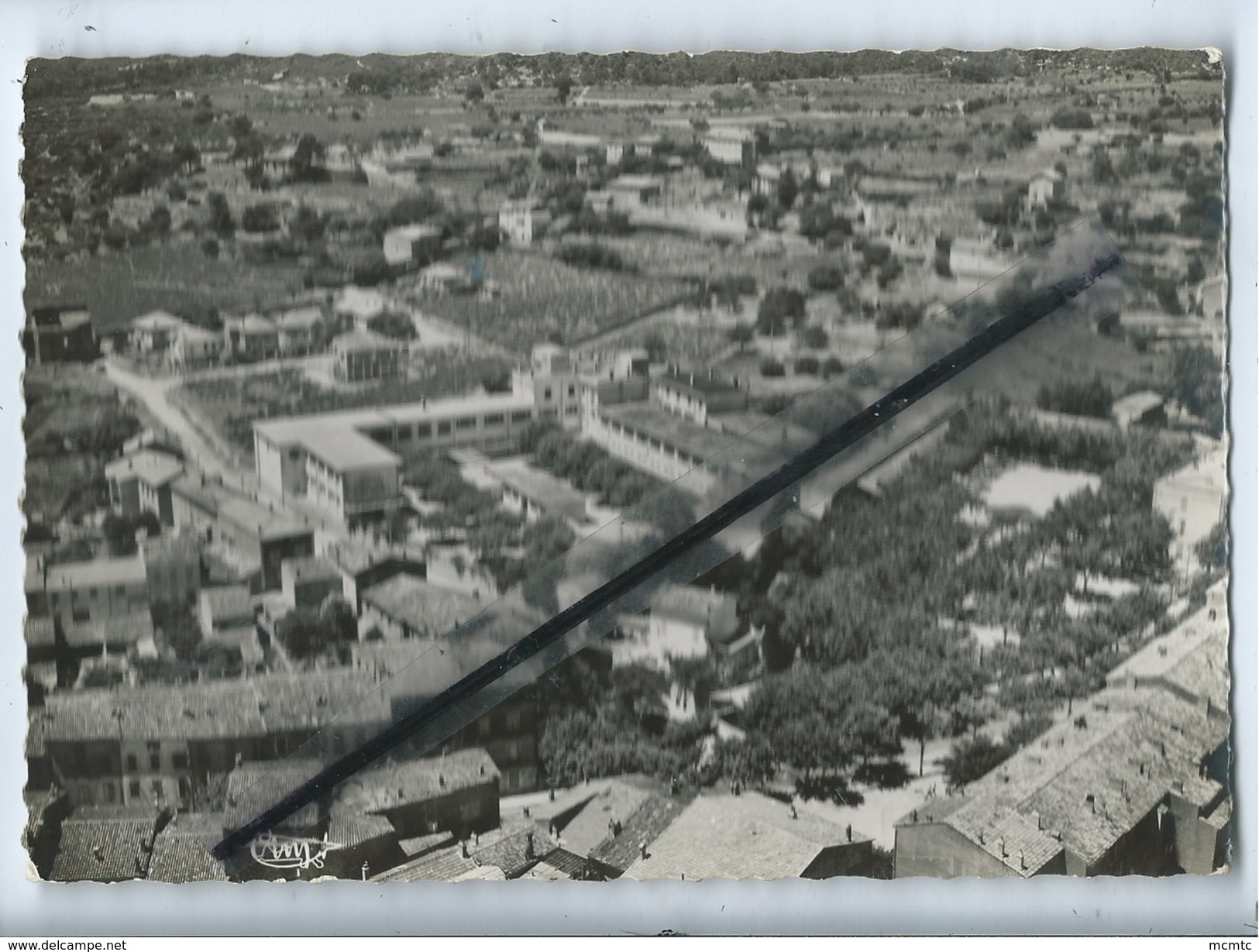 CPM - Les Arcs Sur Argens -(Var) - Vue Panoramique Aérienne Sur Le Groupe Scolaire Jean Jaurès - Les Arcs